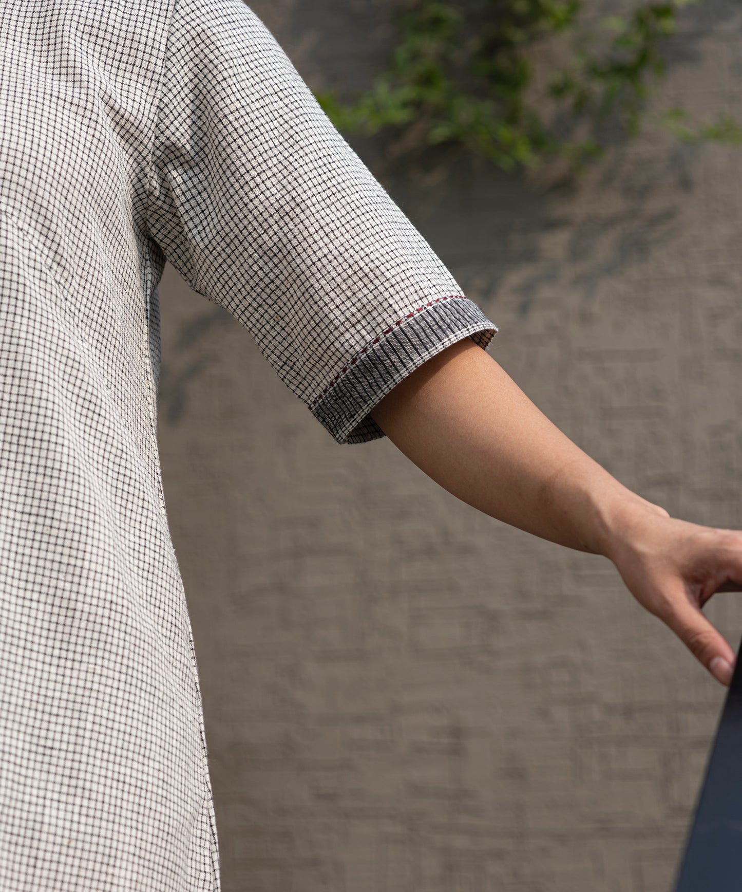 kala Cotton Selvedge detail dress