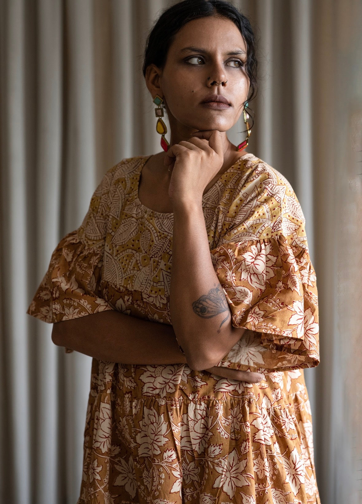 Block Print Tier Dresses