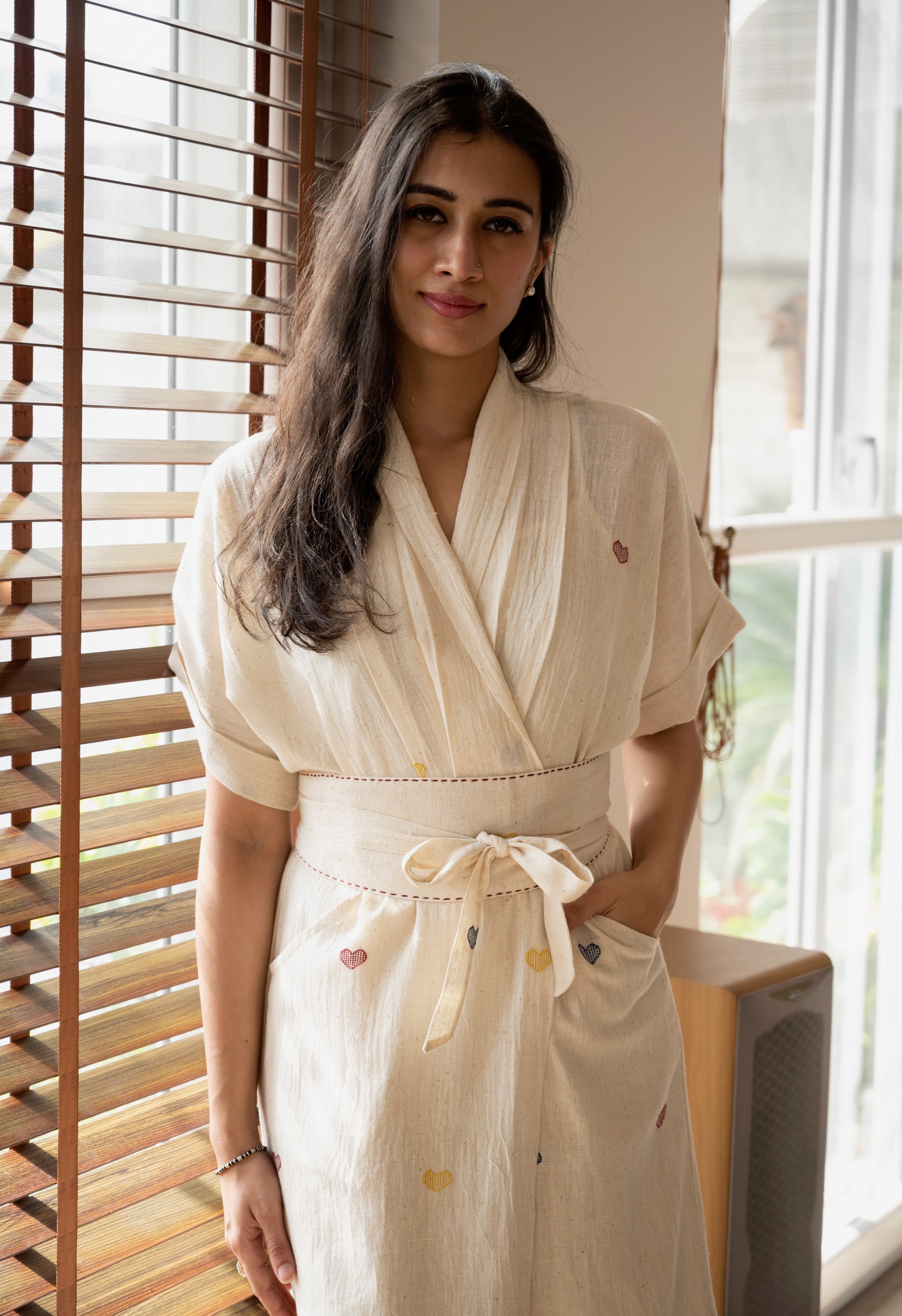 Heart wrap dress online