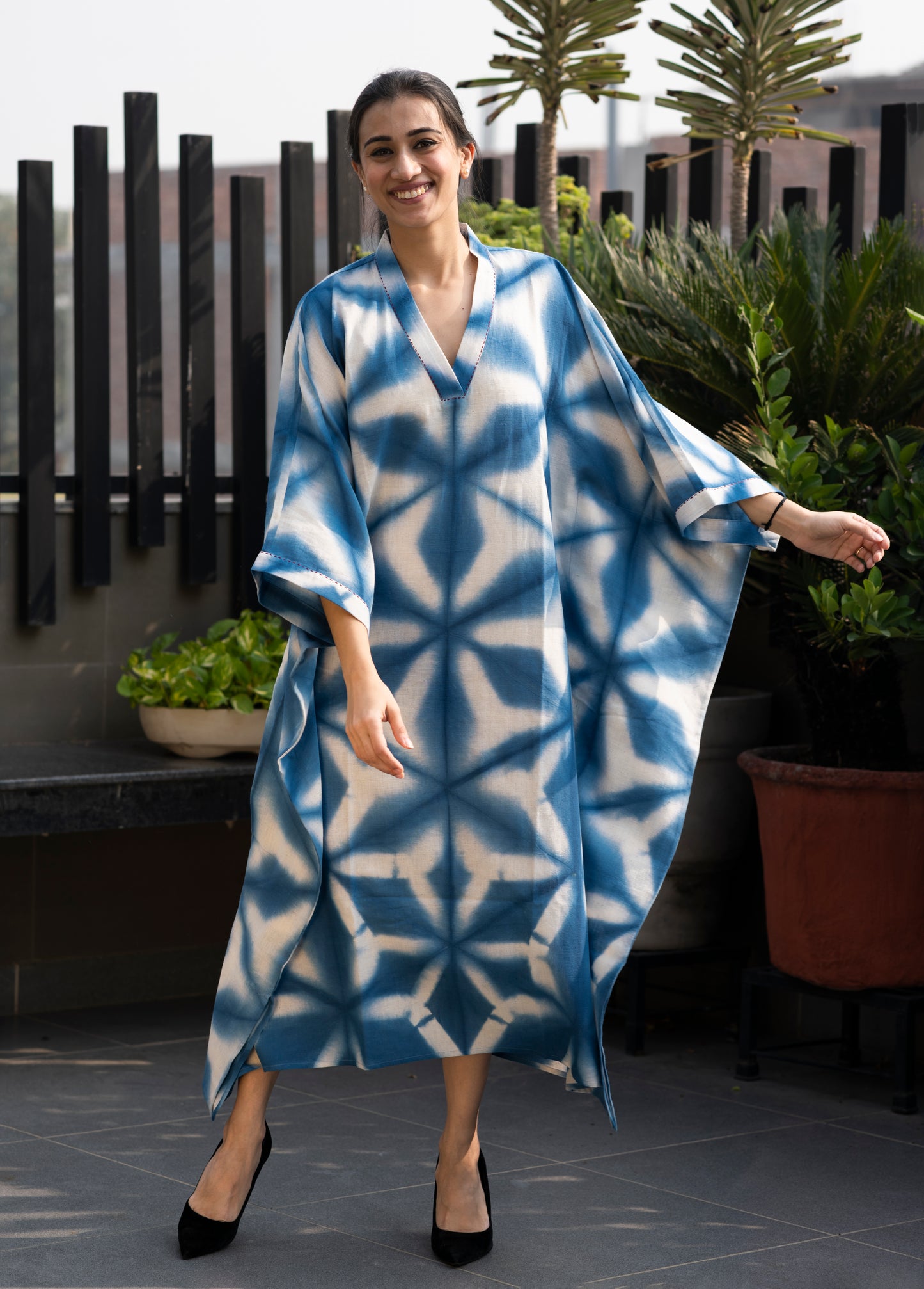 Kala Cotton Itajime Kaftan