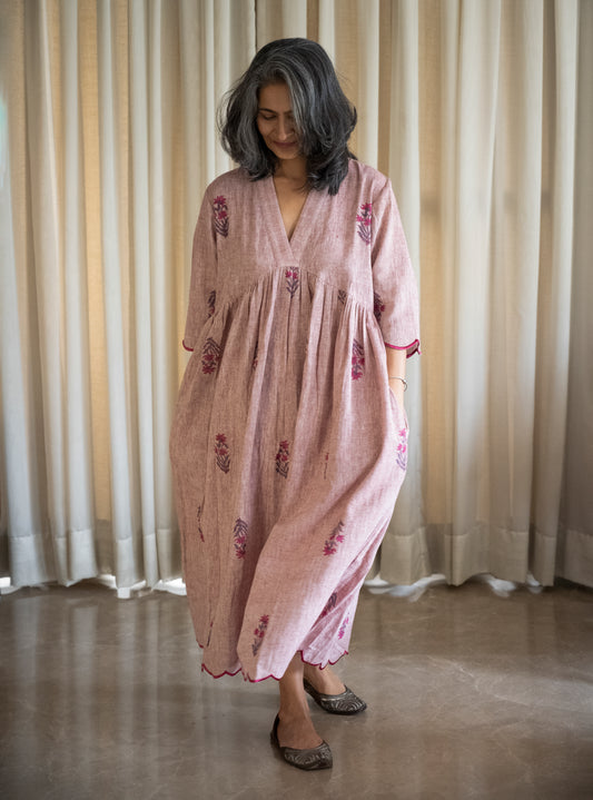 Mughal Print Sufi dress