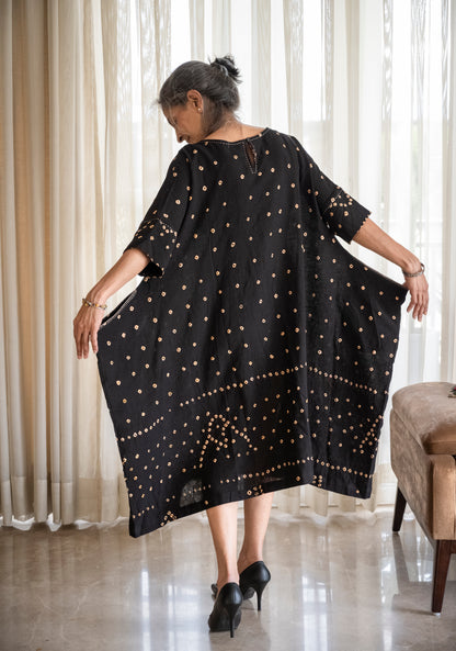Bandhini Wing Dress Black