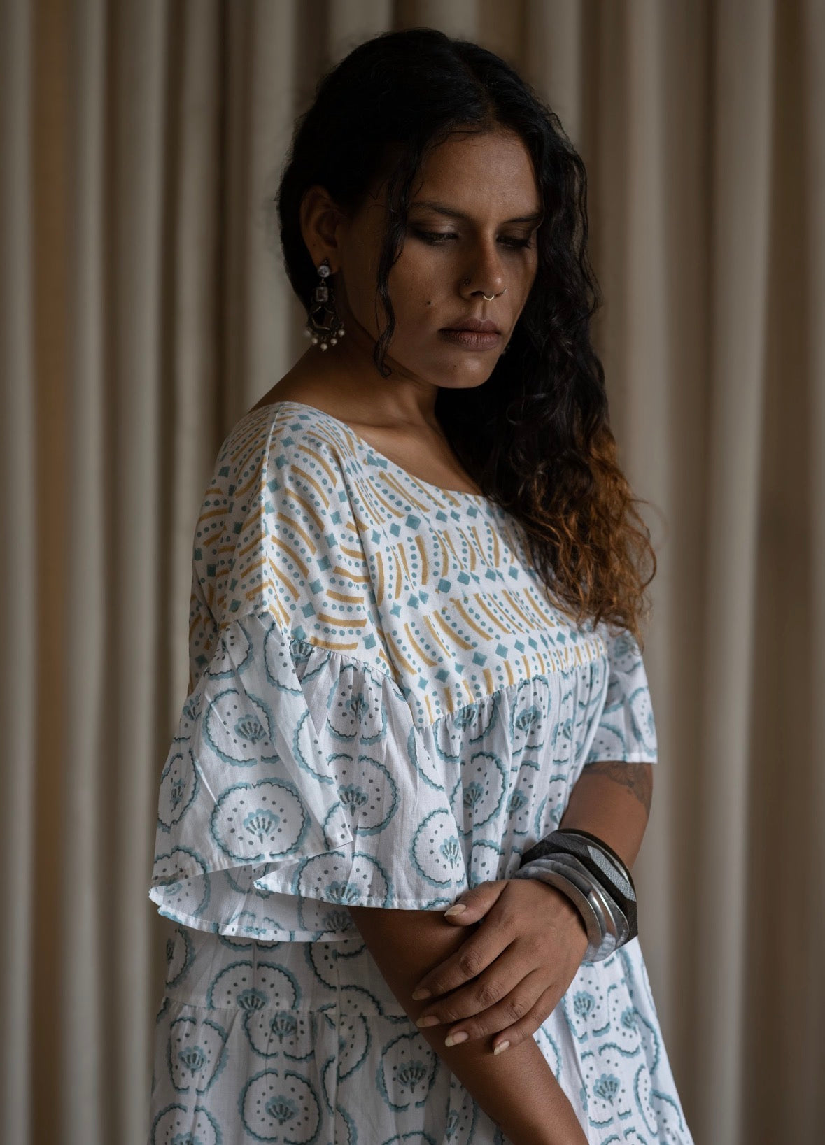 Block Print Tier Dresses