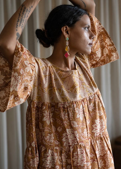 Block Print Tier Dresses
