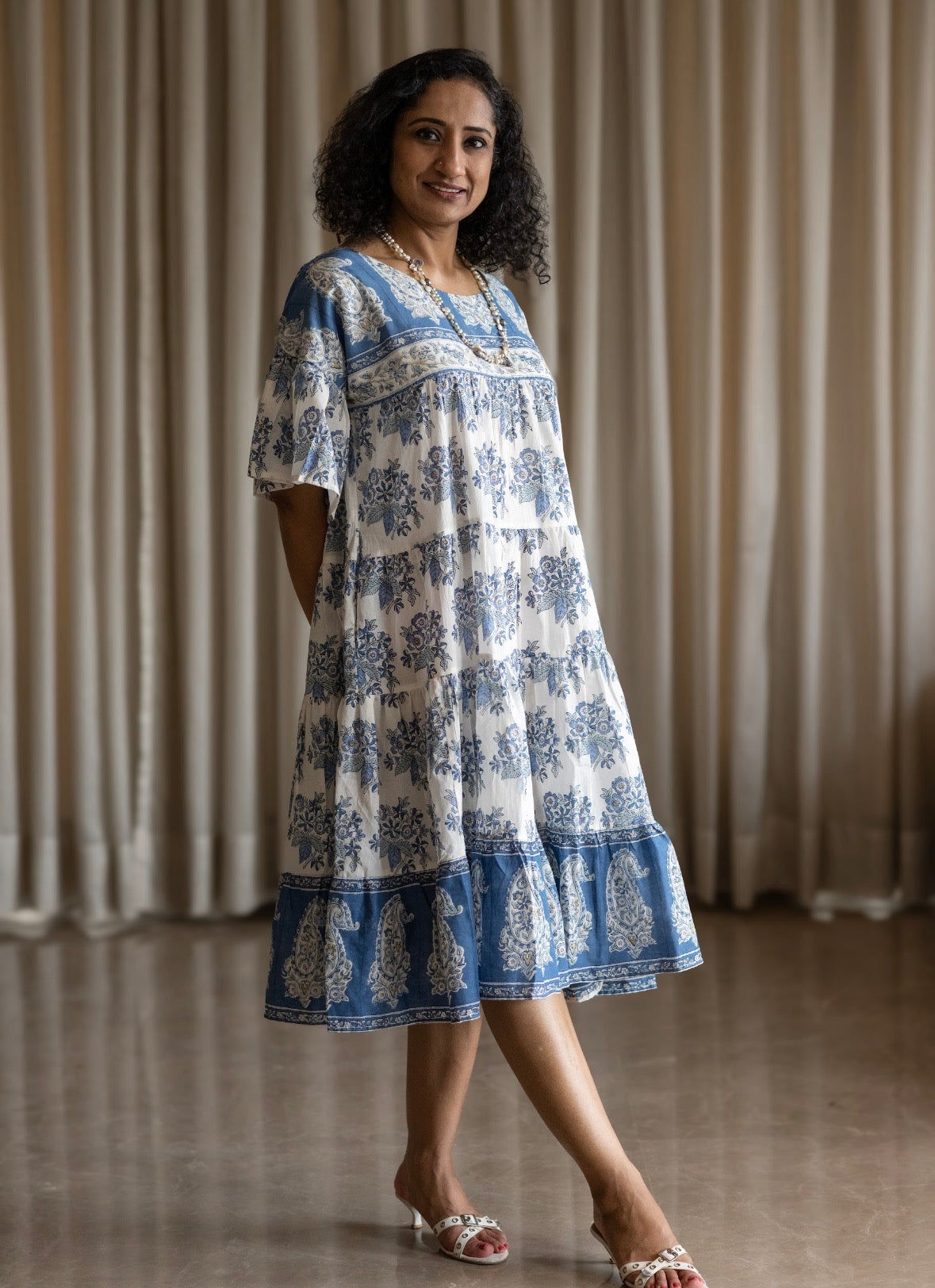 Block Print Tier Dresses