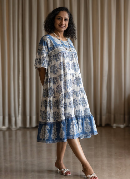 Block Print Tier Dresses